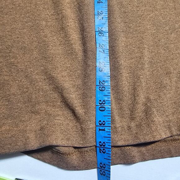 Carhartt Heavyweight Short-Sleeve Pocket Tee Oiled Walnut Heather 2XL - Picture 6 of 9